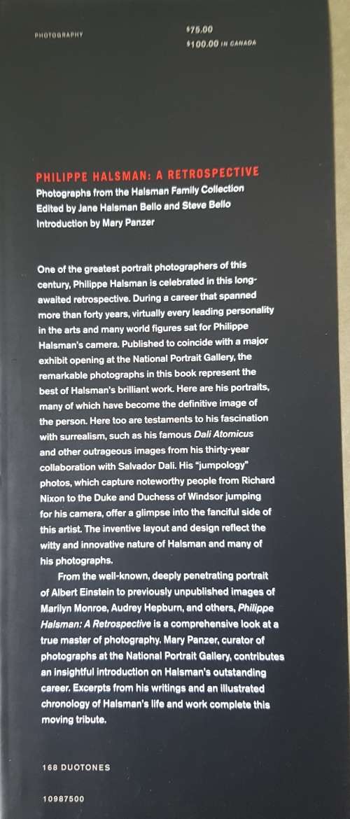 Philippe Halsman a Retrospective Photographs FIRST EDITION