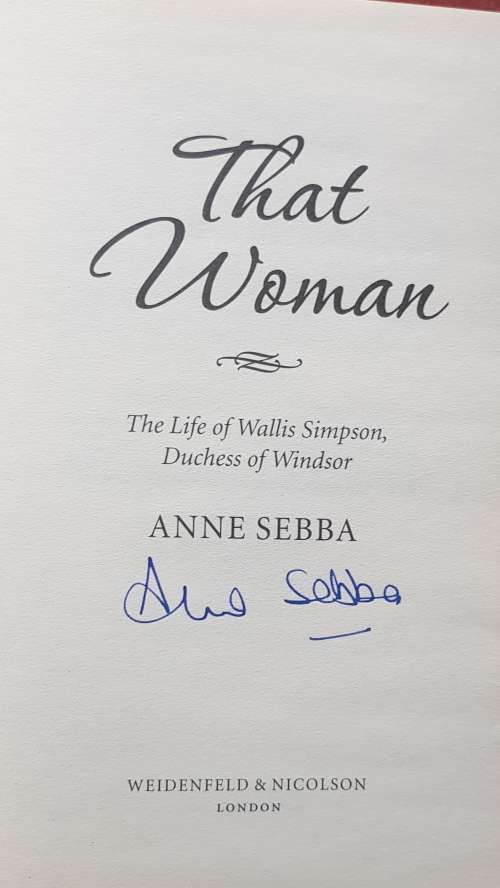 SIGNED HISTORY MEGHAN WALLIS SIMPSON