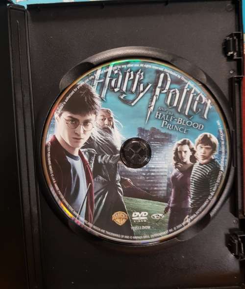 Harry Potter 4 DVDs order of the phoenix, goblet of fire, deathly hallows, half blood prince