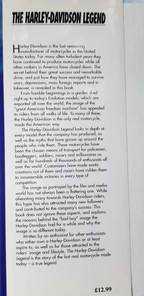 Martin Norris The Harley Davidson Legend