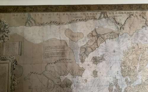 Gerard Mercator World Map 1569 Lithograph Print Map