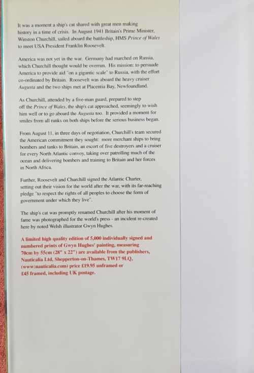 Ships Cats AND Calibans Shore Churchill