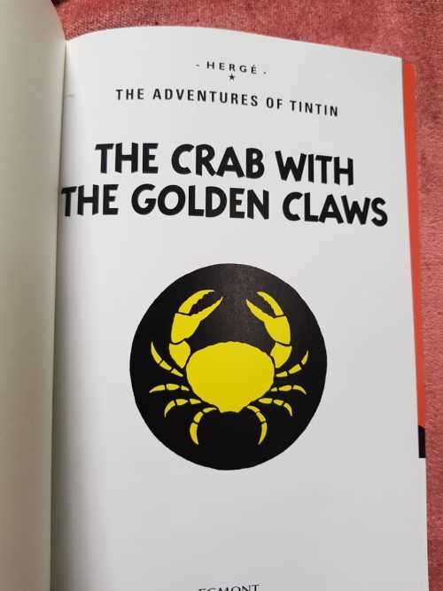 Tintin The Crab with the Golden Claws. Hergé. Egmont