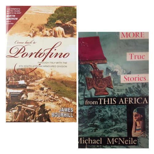 War WW2  SA 6th armoured division South Africa  Come back to Portofino AND From this Africa