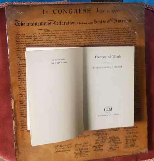 Civil War Trumpet of Wrath and Frame 1776 Declaration of Independence USA