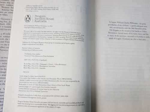 WW1 World War 1 WWI 1918 Douglas Haig - Victory at Villers-Brettoneux by Peter Fitzsimons