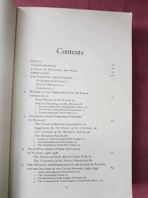 South West Africa Namibia dispute by John Dugard