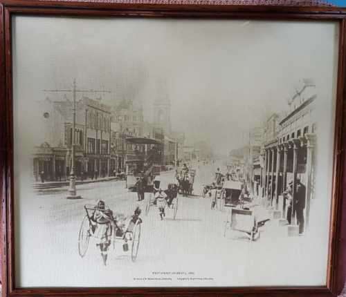 Lithographs framed print Africana Museum West Street Durban   (c. 1905)