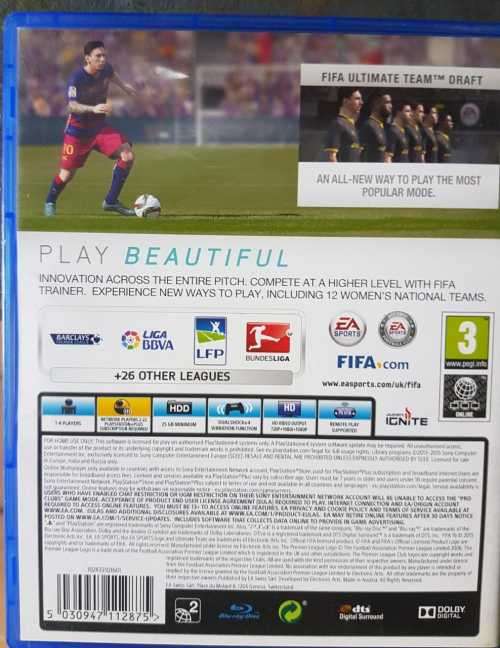 PS4 FIFA 16 Sony PlayStation