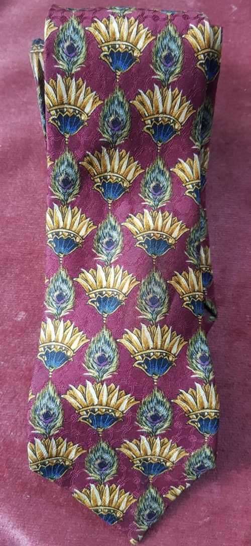 Christian Dior vintage silk tie legendary designer name