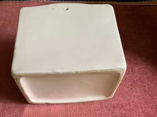 Vintage Delft look salt box cellar