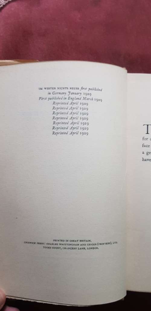 WW2 WW1 All Quite on Western Front WW2 Medal