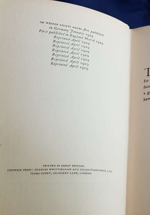 WW2 WW1 All Quite on Western Front WW2 Medal