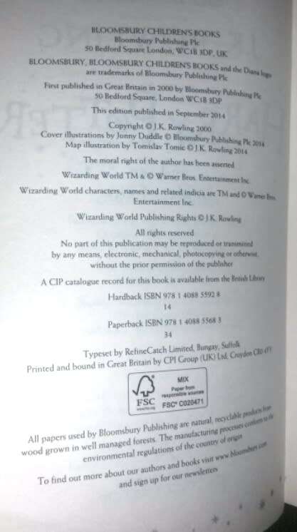 Harry Potter Order of the Phoenix AND The Goblet of Fire