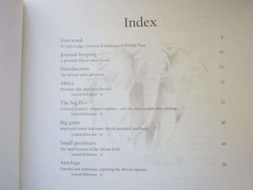 Africana African Safari Africana Journal Ron Anderson