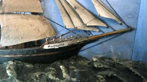 SAINT MAGARET 1877- 1890  LAST SPOKEN OF CAPE HORN BY THE GERMAN BARQUE  IN 1890. SHIPS