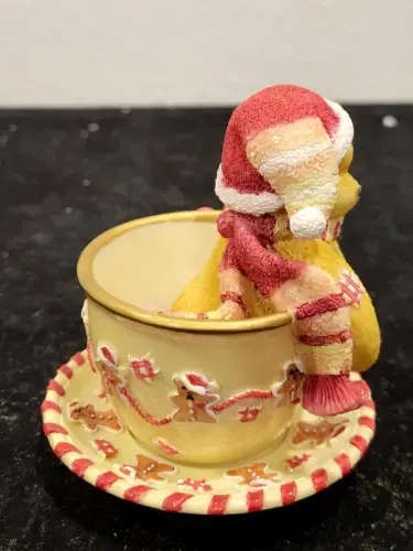 Teddies Cherished Teddies 269832 `Jordan` Cocoa Mug  1997 Priscilla Hillman Teddies