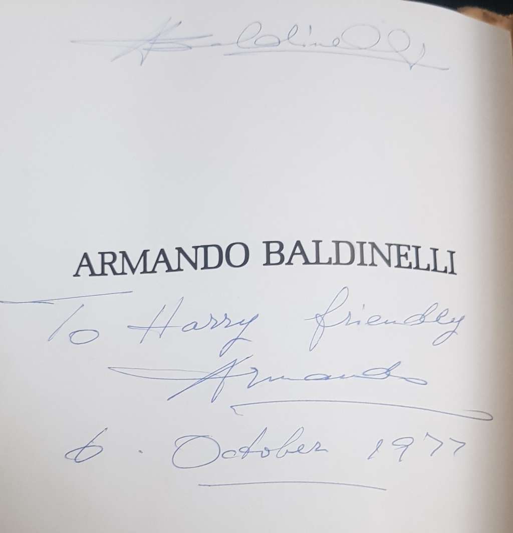 Signed Armando Baldinelli Art