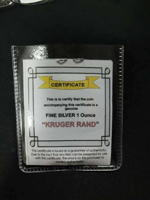 2022 1OZ SILVER KRUGERRAND Uncirculated (Brand new)