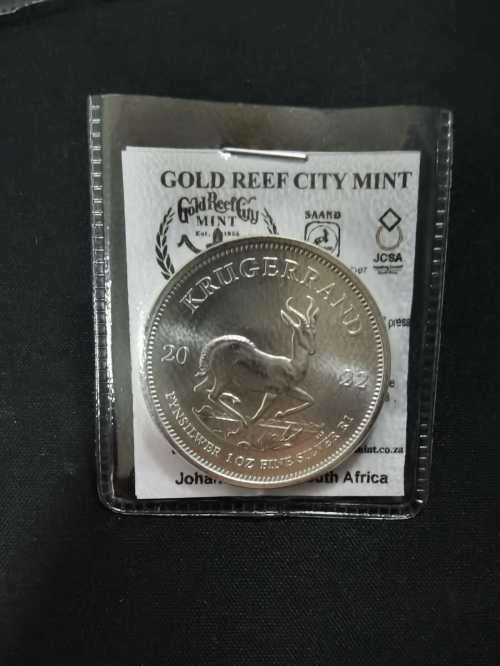 2022 1OZ SILVER KRUGERRAND Uncirculated (Brand new)