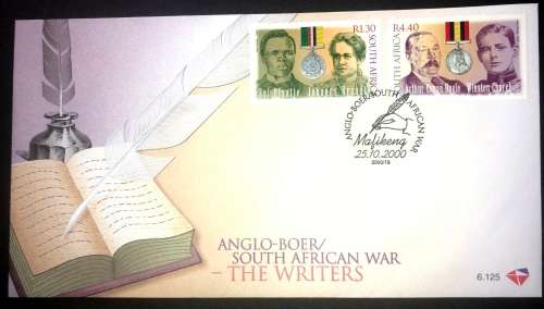 South Africa FDC 6.125 Writers of the Anglo-Boer War