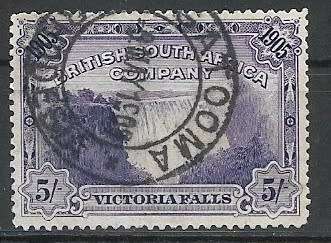 BSAC 1905 Victoria Falls 5/- Used