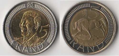 2008 OOM PAUL R5 and 2008 B.UNC Mandela 90th Birthday R5 coins@ ### R1 NO RESERVE ####