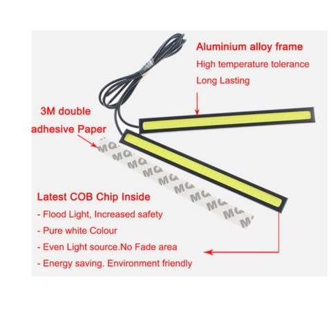 Pair of  LED Daytime Running Lights (waterproof fog lights) @ R1 no reserve