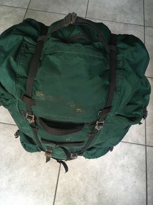 Rhodesian SAS bergen with parachute harness attachments