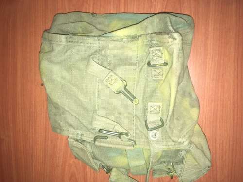 Rhodesian Army webbing pouches. Some British made. Some Fereday & Sons made