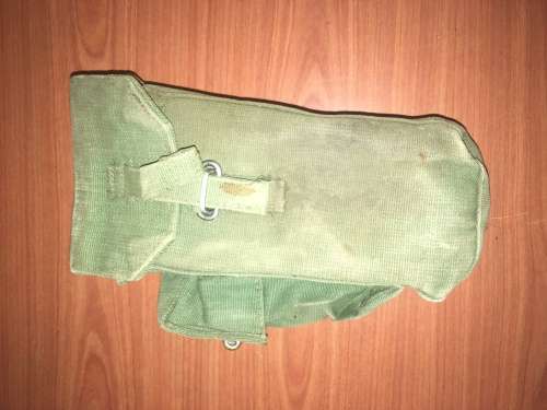 Rhodesian Army webbing pouches. Some British made. Some Fereday & Sons made