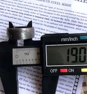 Damascus Steel HANDMADE Ring. Only R999. Was R 1799.00