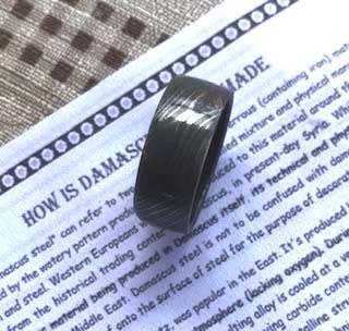 Damascus Steel HANDMADE Ring. Only R999. Was R 1799.00