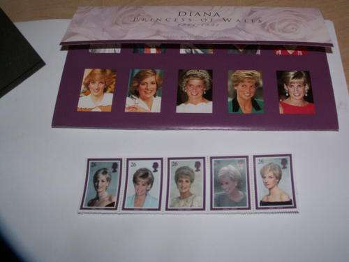 Princess Diana Royal mail mint stamps