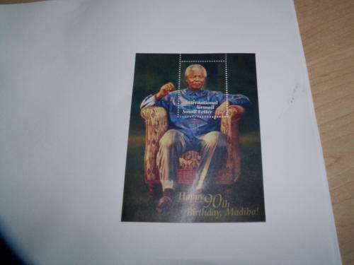 Nelson Mandela 90th Birthday Mint