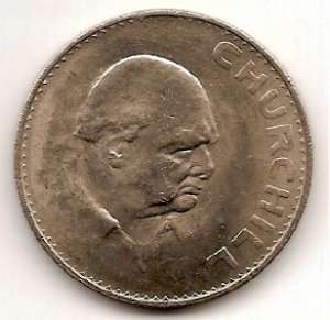 1965 Queen Elizabeth 2 - Winston Churchill commemorative vintage!!