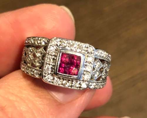 Diamond and Ruby Ring