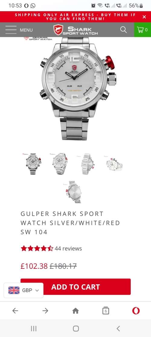 shark sport watch