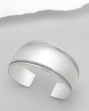 SOLID STERLING SILVER BANGLE