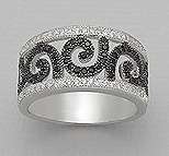 GORGEOUS REAL 925 SOLID SILVER RING SIZE 8