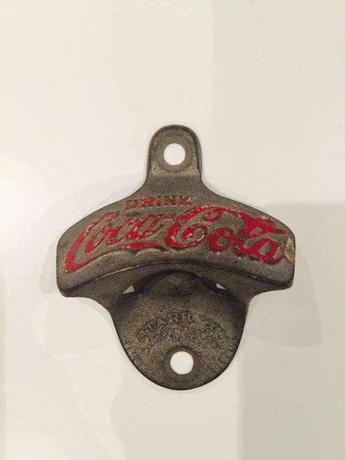 COCA-COLA STARR X wall mount bottle opener