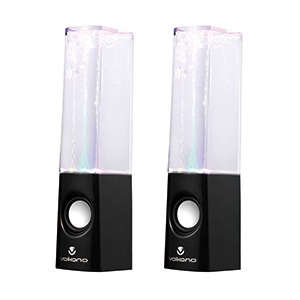 Volkano Aqua Series USB Powered Speakers with Water Light