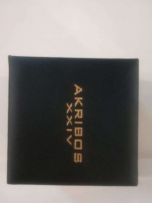 Brand New Mens Akribos XXIV AK955 Multifunction Two-Tone Stainless Steel Watch Normal Retail R7500