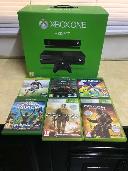 Xbox One 500gb + Kinect + 6 Games + Controller