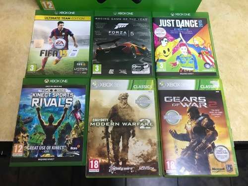 Xbox One 500gb + Kinect + 6 Games + Controller
