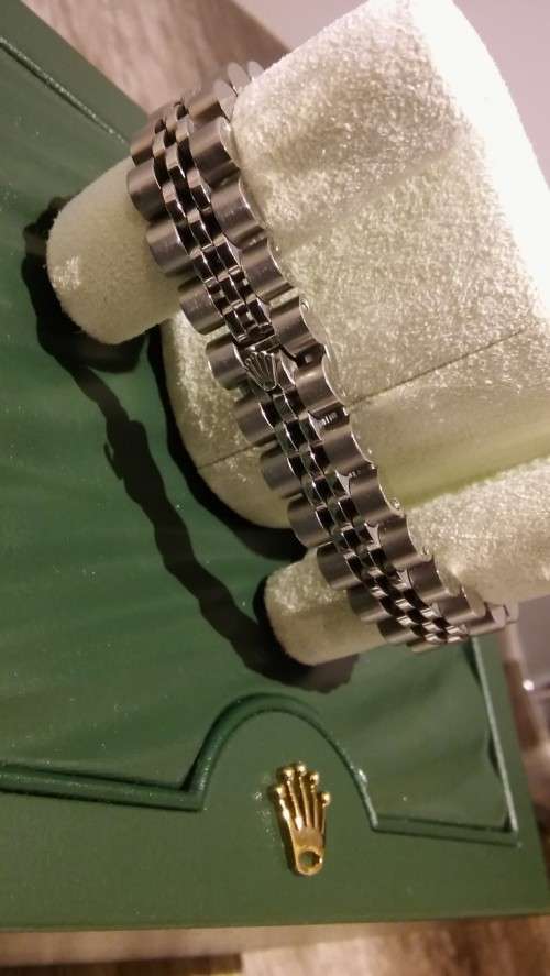 Ladies Rolex Datejust 179174 White Roman Dial Bnp mint complete