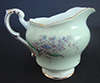 VINTAGE PARAGON "LILAC" BY APPOINTMENT TO HER MAJESTY THE QUEEN BONE CHINA MILK JUG - CIRCA 1933