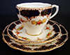 VINTAGE ROYAL STANDARD FINE BONE CHINA TRIO - CUP, SAUCER AND TEA/SIDE PLATE-IMARI DESIGN C 1916-30