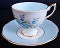 ROYAL STANDARD DEMITASSE COFFEE DUO - FOOTED CUP AND SAUCER 2850 FINE BONE CHINA ENGLAND - VINTAGE