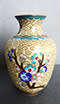 VINTAGE ORIENTAL/ CHINESE CLOISONNE MINIATURE VASE HEIGHT 6.5CM